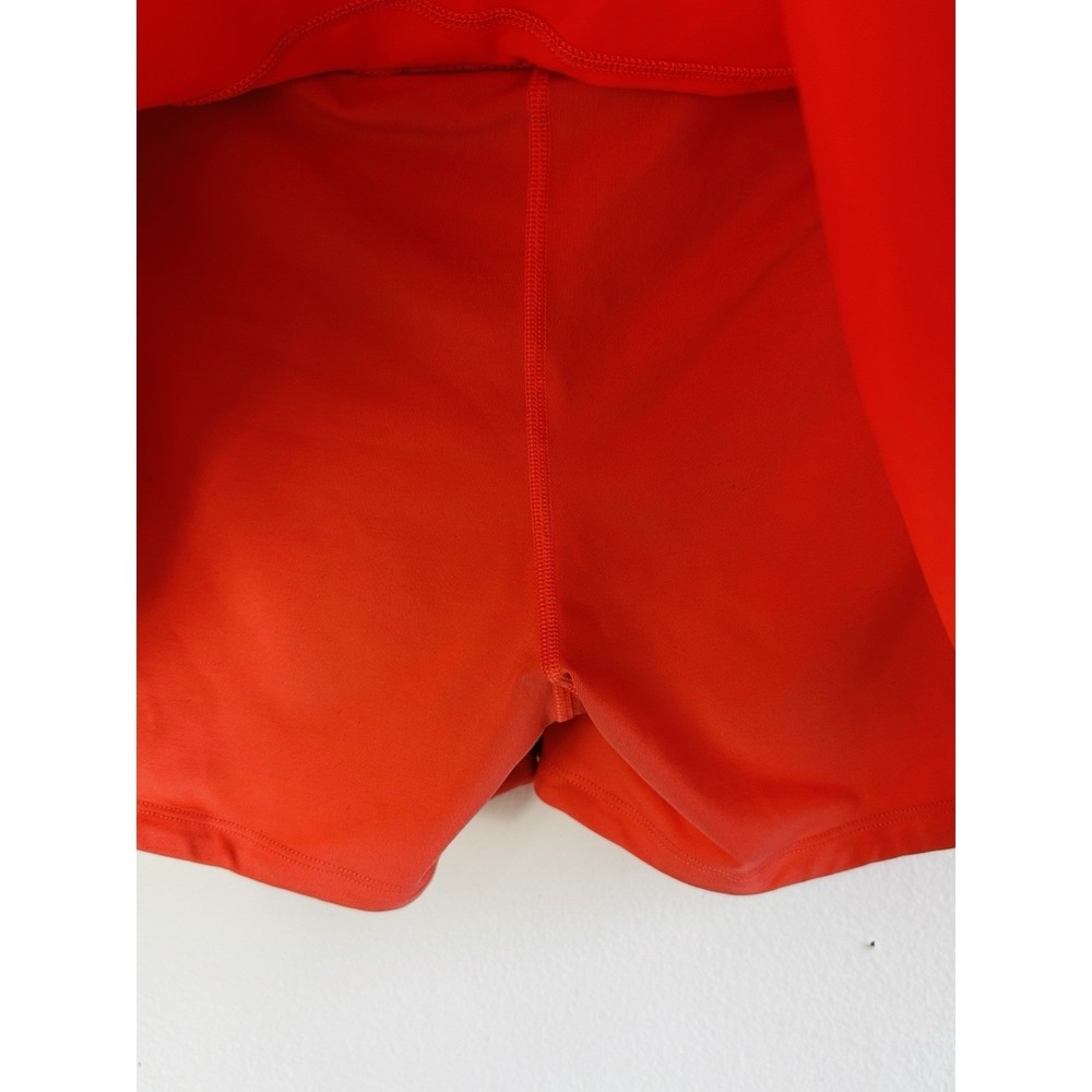 Athleta Ace Jupe Tennis Skort 13.5" Orange Athletic Women Medium Golf Pickleball - Picture 6 of 10